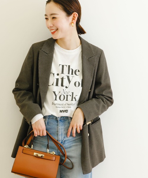 URBAN RESEARCH(アーバンリサーチ)の「ダブルブレストブレザーチェックジャケット(その他アウター・レディース・チェック・36/38)」の4枚目の写真