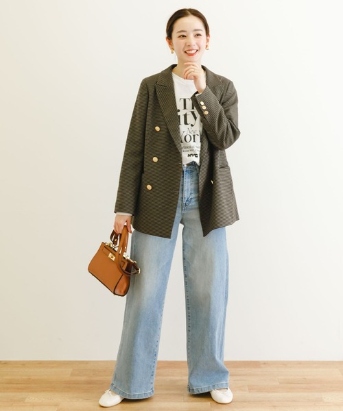URBAN RESEARCH(アーバンリサーチ)の「ダブルブレストブレザーチェックジャケット(その他アウター・レディース・チェック・36/38)」の20枚目の写真