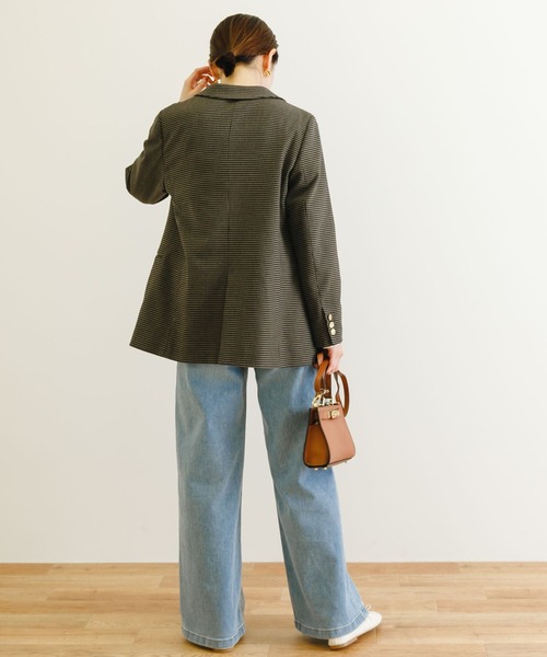 URBAN RESEARCH(アーバンリサーチ)の「ダブルブレストブレザーチェックジャケット(その他アウター・レディース・チェック・36/38)」の12枚目の写真