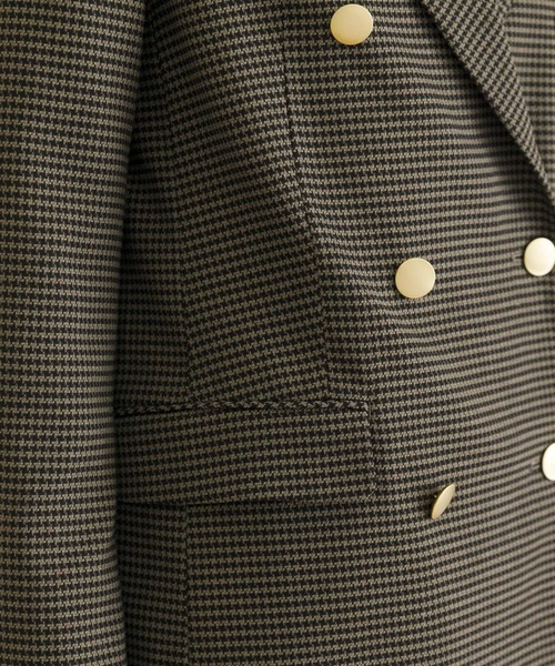 URBAN RESEARCH(アーバンリサーチ)の「ダブルブレストブレザーチェックジャケット(その他アウター・レディース・チェック・36/38)」の5枚目の写真