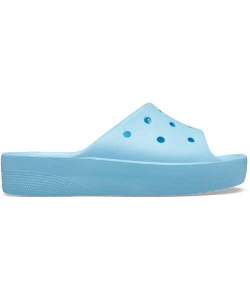 crocs(クロックス)の「クロックス クラシック プラットフォーム スライド サンダル / crocs Classic Platform Slide(サンダル・レディース・ブラック/ホワイト/ベージュ/グリーン系その他/ピンク/ライトブルー・24cm/25cm/23cm/22cm/21cm/26cm)」の5枚目の写真