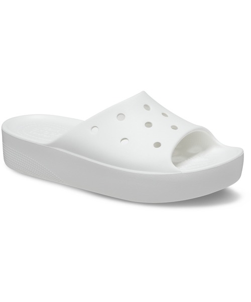 crocs(クロックス)の「クロックス クラシック プラットフォーム スライド サンダル / crocs Classic Platform Slide(サンダル・レディース・ブラック/ホワイト/ベージュ/グリーン系その他/ピンク/ライトブルー・24cm/25cm/23cm/22cm/21cm/26cm)」の21枚目の写真