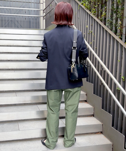 Spick & Span(スピックアンドスパン)の「ドライツイルダブルブレストジャケット(テーラードジャケット・レディース・ネイビー・34/38/36)」の4枚目の写真