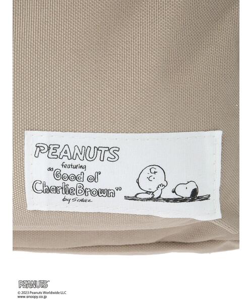Green Parks(グリーンパークス)の「■PEANUTS ミニリュック(バックパック/リュック・レディース・ブラック/ベージュ・FREE)」の7枚目の写真