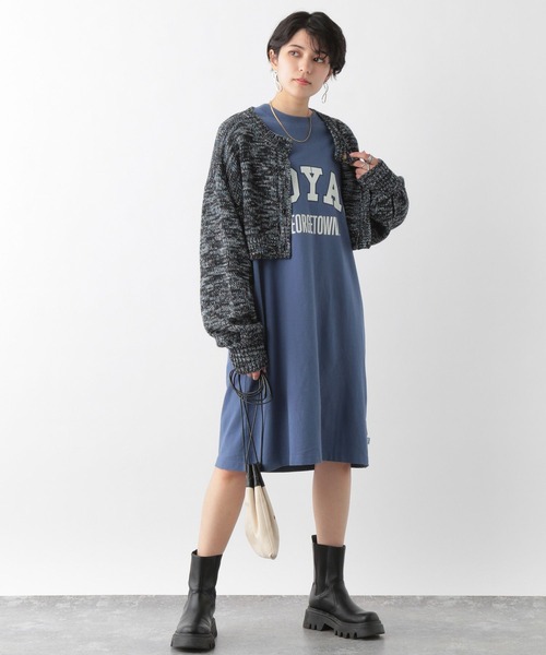 DISCUS(ディスカス)の「DISCUSカレッジプリントワンピース(ワンピース・レディース・ホワイト/ブルー/グリーン・FREE)」の14枚目の写真