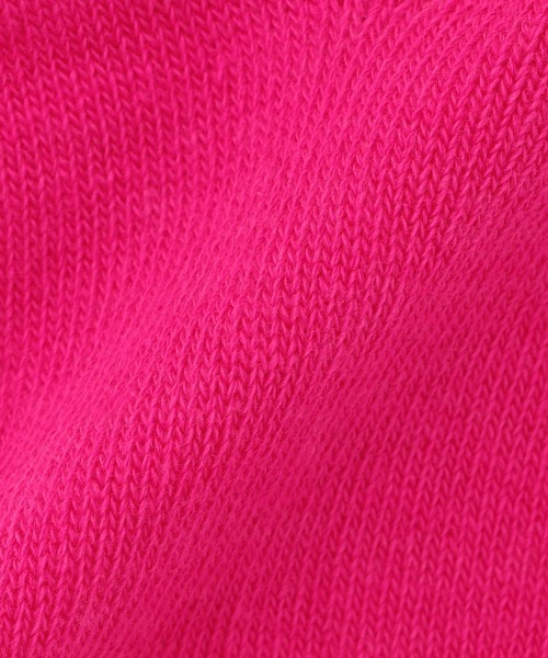 X-girl Stages（エックスガールステージス）の「ミルズロゴクルーソックス【日本製】（ソックス/靴下・キッズ・ブラック/ホワイト/ピンク・15-17cm/19-21cm/13-15cm/17-19cm）」の7枚目の写真