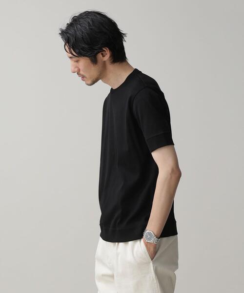 NANO universe(ナノユニバース)の「LB.03/「FORMAL JERSEY」クルーネックカットソー半袖(Tシャツ/カットソー・メンズ・ホワイト/ライトブルー/ブラック・S/M/L/XL)」の21枚目の写真