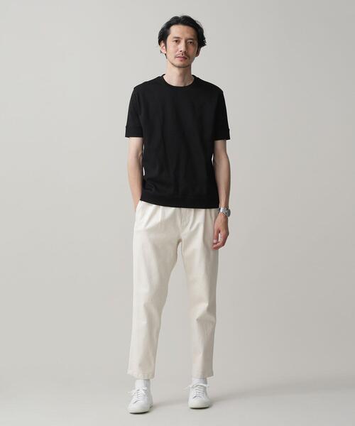 NANO universe(ナノユニバース)の「LB.03/「FORMAL JERSEY」クルーネックカットソー半袖(Tシャツ/カットソー・メンズ・ホワイト/ライトブルー/ブラック・S/M/L/XL)」の22枚目の写真