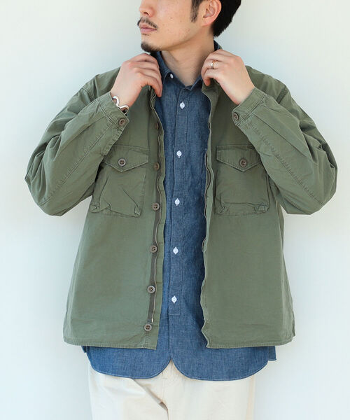 NECESSARY or UNNECESSARY(ネセサリーオアアンネセサリー)の「NECESSARY or UNNECESSARY / WATCH POCKET(ブルゾン・メンズ・オリーブ/ネイビー・LARGE/MEDIUM)」の15枚目の写真