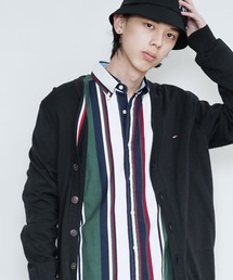 TOMMY HILFIGER / SIGNATURE CARDIGAN コットン カーディガン