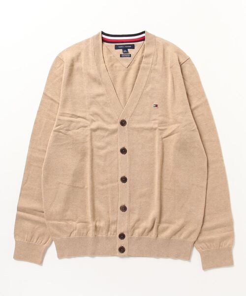 TOMMY HILFIGER（トミーヒルフィガー）の「TOMMY HILFIGER / SIGNATURE CARDIGAN コットン カーディガン（カーディガン/ボレロ・メンズ・ベージュ/ネイビー/ブラック/サックスブルー・MEDIUM/LARGE/X-LARGE）」の17枚目の写真