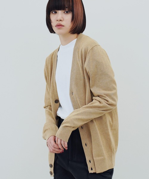 TOMMY HILFIGER（トミーヒルフィガー）の「TOMMY HILFIGER / SIGNATURE CARDIGAN コットン カーディガン（カーディガン/ボレロ・メンズ・ベージュ/ネイビー/ブラック/サックスブルー・MEDIUM/LARGE/X-LARGE）」の19枚目の写真