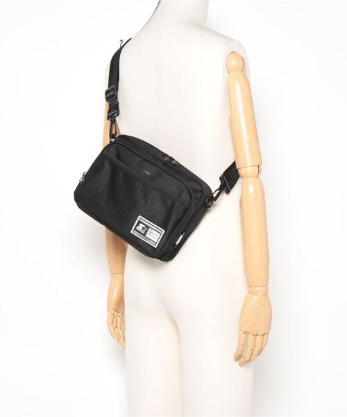 STARTER BLACK LABEL（スターターブラックレーベル）の「【 STARTER BLACK LABEL / スターター 】 10POCKET ショルダーバッグ（ショルダーバッグ・メンズ・ブラック×ホワイト/ブラック×ブラック・FREE）」の5枚目の写真