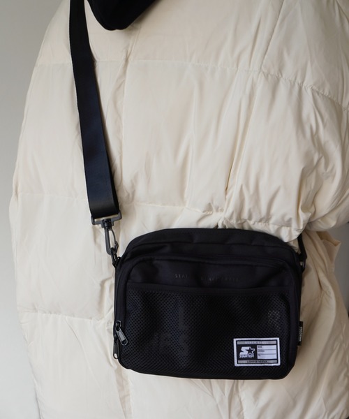 STARTER BLACK LABEL（スターターブラックレーベル）の「【 STARTER BLACK LABEL / スターター 】 10POCKET ショルダーバッグ（ショルダーバッグ・メンズ・ブラック×ホワイト/ブラック×ブラック・FREE）」の2枚目の写真