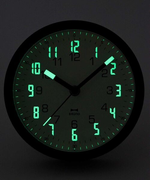 BRUNO（ブルーノ）の「蓄光7セグクロック（置時計・レディース・ダークグレー・ﾌﾘ-）」の9枚目の写真