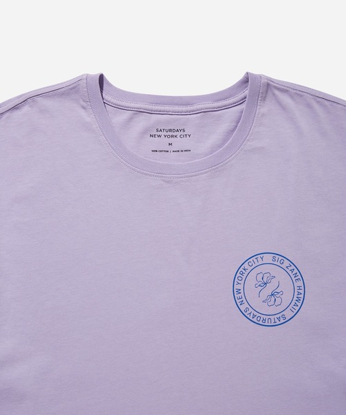 Saturdays NYC(サタデーズ ニューヨークシティ )の「Crest Standard SS Tee(Tシャツ/カットソー・メンズ・ホワイト/ブラック/ラベンダー・X-SMALL/L/S/XL/M)」の14枚目の写真