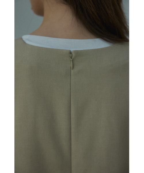 BLACK BY MOUSSY(ブラックバイマウジー)の「short all in one(ショートオールインワン)(つなぎ/オールインワン・レディース・ベージュ/ブラック・2/1)」の15枚目の写真