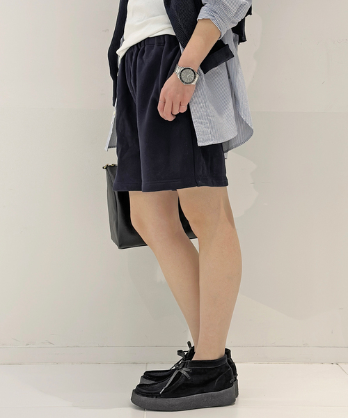 AMERICANA（アメリカーナ）の「【AMERICANA/アメリカーナ】別注スウェットショートパンツ（スウェットパンツ・レディース・ネイビー/アイボリー・36/38）」の12枚目の写真