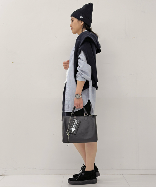 AMERICANA（アメリカーナ）の「【AMERICANA/アメリカーナ】別注スウェットショートパンツ（スウェットパンツ・レディース・ネイビー/アイボリー・36/38）」の15枚目の写真