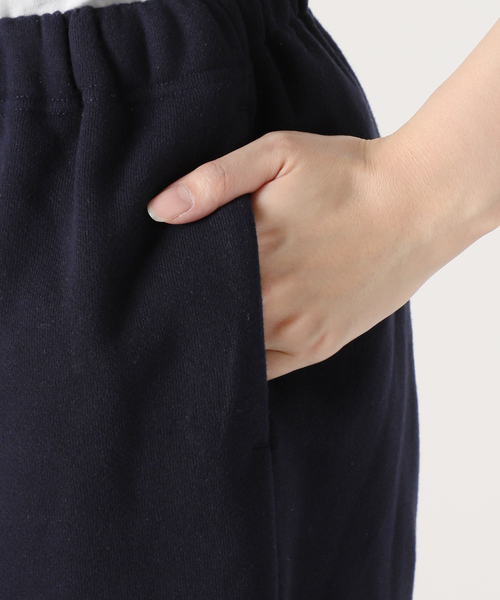 AMERICANA（アメリカーナ）の「【AMERICANA/アメリカーナ】別注スウェットショートパンツ（スウェットパンツ・レディース・ネイビー/アイボリー・36/38）」の4枚目の写真