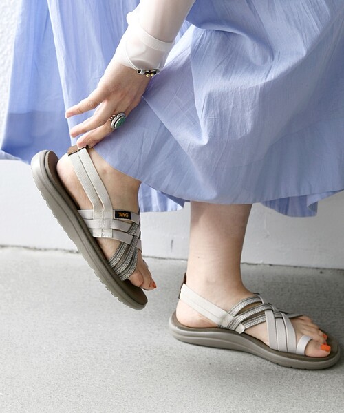 Teva（テバ）の「TEVA: VOYA STRAPPY ストラップ サンダル 25SS（サンダル・レディース・ホワイト/ブラック・23/24/25）」の11枚目の写真