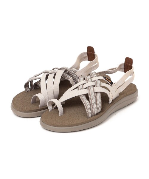 Teva(テバ)の「TEVA: VOYA STRAPPY ストラップ サンダル(サンダル・レディース・ホワイト/ブラック/カーキ・23/24/25)」の9枚目の写真