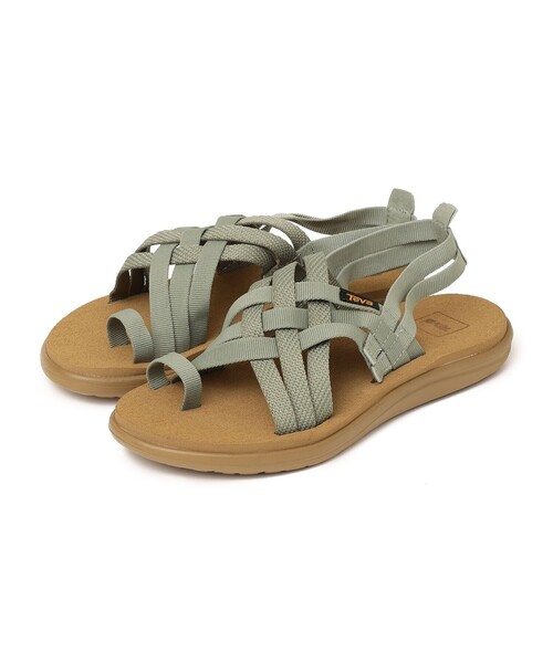 Teva(テバ)の「TEVA: VOYA STRAPPY ストラップ サンダル(サンダル・レディース・ホワイト/ブラック/カーキ・23/24/25)」の8枚目の写真