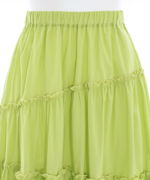 clear（クリア）の「×ランダムティアードスカート（スカート・レディース・ライトグリーン/ホワイト/ブラック/ベージュ/ブラウン・F）」の10枚目の写真