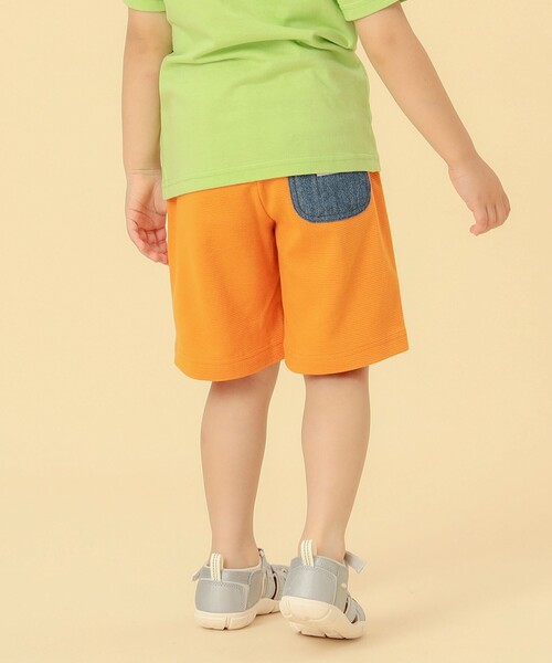 BEAMS mini（ビームスミニ）の「BEAMS mini / リップル スマイル ショーツ 23SS（90～130cm）（その他パンツ・キッズ・オレンジ/ブラウン/ライトグレー・90/100/110/120/130）」の3枚目の写真
