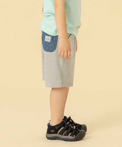 BEAMS mini（ビームスミニ）の「BEAMS mini / リップル スマイル ショーツ 23SS（90～130cm）（その他パンツ・キッズ・オレンジ/ブラウン/ライトグレー・90/100/110/120/130）」の4枚目の写真
