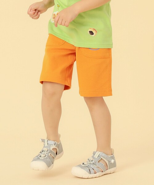 BEAMS mini（ビームスミニ）の「BEAMS mini / リップル スマイル ショーツ 23SS（90～130cm）（その他パンツ・キッズ・オレンジ/ブラウン/ライトグレー・90/100/110/120/130）」の12枚目の写真