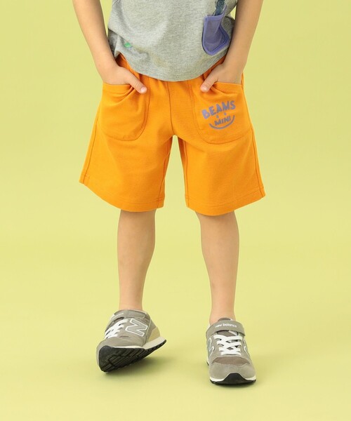 BEAMS mini（ビームスミニ）の「BEAMS mini / リップル スマイル ショーツ 23SS（90～130cm）（その他パンツ・キッズ・オレンジ/ブラウン/ライトグレー・90/100/110/120/130）」の13枚目の写真