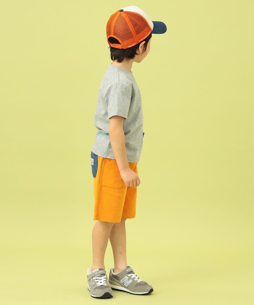 BEAMS mini（ビームスミニ）の「BEAMS mini / リップル スマイル ショーツ 23SS（90～130cm）（その他パンツ・キッズ・オレンジ/ブラウン/ライトグレー・90/100/110/120/130）」の15枚目の写真