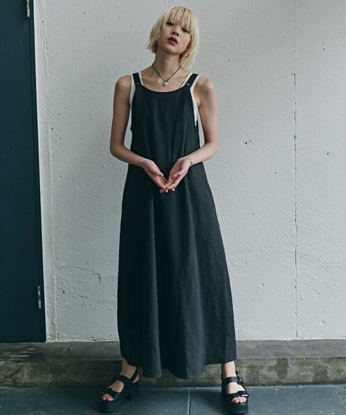 ROSE BUD(ローズバッド)の「テントラインワンピース(ワンピース・レディース・ブラック/ネイビー/ベージュ・FREE)」の5枚目の写真