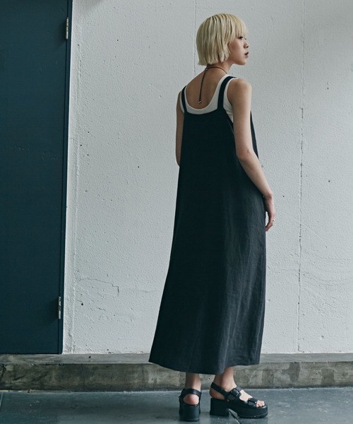 ROSE BUD(ローズバッド)の「テントラインワンピース(ワンピース・レディース・ブラック/ネイビー/ベージュ・FREE)」の6枚目の写真