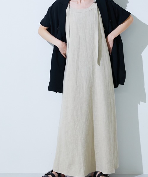 ROSE BUD(ローズバッド)の「テントラインワンピース(ワンピース・レディース・ブラック/ネイビー/ベージュ・FREE)」の9枚目の写真