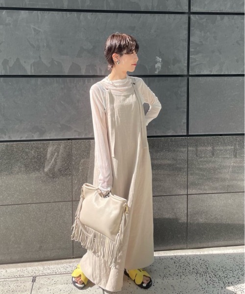 ROSE BUD(ローズバッド)の「テントラインワンピース(ワンピース・レディース・ブラック/ネイビー/ベージュ・FREE)」の19枚目の写真