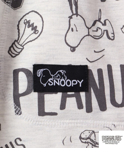 PEANUTS（ピーナッツ）の「PEANUTS スヌーピー ミニ裏毛 総柄 スウェット ハーフパンツ（スウェットパンツ・レディース・オートミール/ラベンダー/チャコール・M/L/LL）」の7枚目の写真