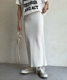 DouDou | バックスリットニットスカート(スカート)