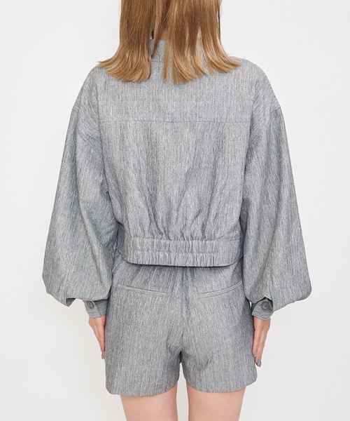 SPIRALGIRL（スパイラルガール）の「リネンライクワークジャケット（その他アウター・レディース・グレー/グリーン/ホワイト・FREE）」の19枚目の写真