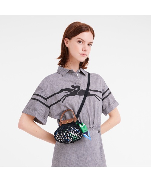 LONGCHAMP（ロンシャン）の「Le Pliage Filet クロスボディバッグ XS（ショルダーバッグ）」 - WEAR [ロンシャン] ル・ プリアージュ フィレ XS ショルダーバッグ ミニバッグ クロスボディ LE PLIAGE FILET 2WAY ロンシャン ショルダーバッグ プリアージュ XS 2way ミニバッグ