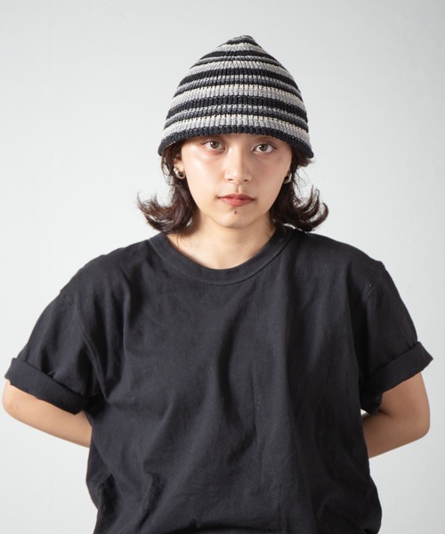 25SS 新作】WOMEN サマーニットハット レッド