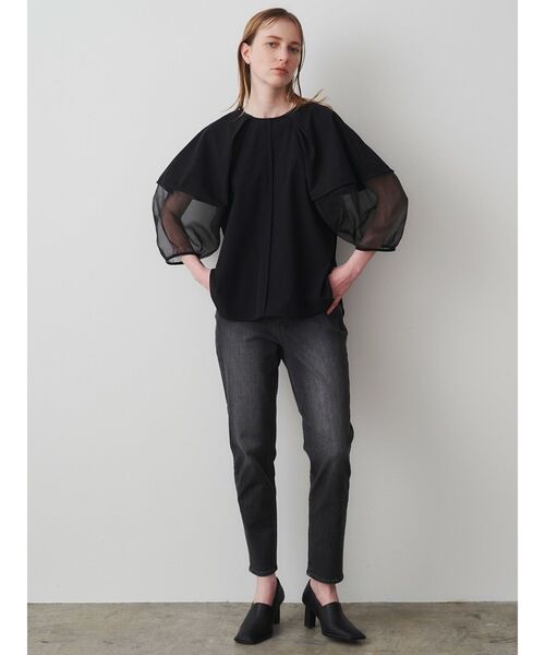 ELENDEEK（エレンディーク）の「ストレートラフデニム（デニムパンツ・レディース・ライトブルー/グレー・01/02/03）」の7枚目の写真