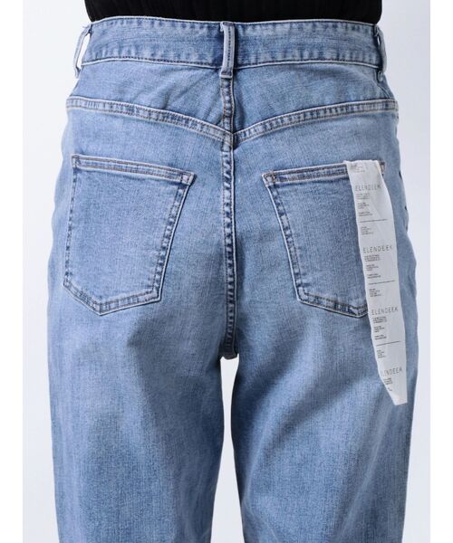 ELENDEEK（エレンディーク）の「ストレートラフデニム（デニムパンツ・レディース・ライトブルー/グレー・01/02/03）」の12枚目の写真