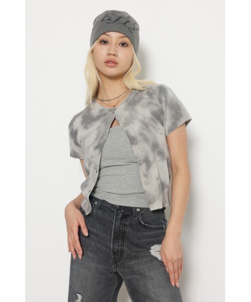 LAGUA GEM（ラグアジェム）の「TIE DYE LIKE CROPPED ニット（ニット