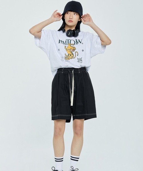 ROMANTIC CROWN(ロマンティッククラウン)の「【UNISEX】ROMANTIC CROWN/タイガーTEE 2194787(Tシャツ/カットソー・レディース・ライトグレー/ネイビー系/チャコール・MEDIUM/LARGE)」の6枚目の写真