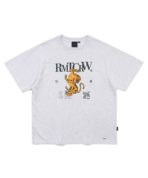 ROMANTIC CROWN(ロマンティッククラウン)の「【UNISEX】ROMANTIC CROWN/タイガーTEE 2194787(Tシャツ/カットソー・レディース・ライトグレー/ネイビー系/チャコール・MEDIUM/LARGE)」の22枚目の写真
