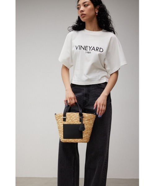 AZUL by moussy(アズールバイマウジー)の「FRONT POCKET BUCKET TOTE BAG/フロントポケットバケットトートバッグ(ショルダーバッグ・レディース・ブラック/キャメル・FREE)」の18枚目の写真
