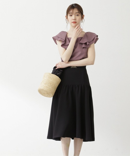 PROPORTION BODY DRESSING（プロポーションボディドレッシング）の「マーメイドハイウエストスカート / 1213220602（スカート・レディース・ブラック/ブルー/ホワイト系その他・X-SMALL/SMALL/MEDIUM）」の4枚目の写真