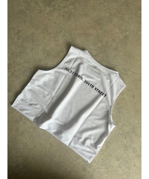 owndaily（オンデイリー）の「クロップド丈ロゴタンクトップ（Tシャツ/カットソー・レディース・ホワイト/イエロー・FREE）」の21枚目の写真
